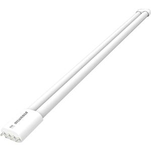 SYLVANIA T5 LEDlescent DULUX L LED Linear Light Bulb, 2G11 Base, Non-Dimmable, Ballast-Free, 2100 Lumens, 83 CRI, Frosted, 3000K, White (40331)