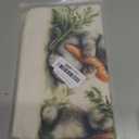 AOFANGGO Easter Pillow Cover 12X20 Inch Bunnies Eatting Carrots Rabbits Decorations Holiday Farmhouse Decorative Spring Pillow Case for Home Sofa Couch