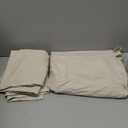 Litanika Twin/Twin XL Size Comforter Set - 5 Piece Bed in a Bag Beige, Lightweight Solid Includes Comforter, Sheets, Pillowcases & Shams