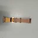 Mtozon Leather Bands Compatible with Fitbit Charge 6/Charge 5, Replacement Genuine Leather Straps for Women Men, Brown