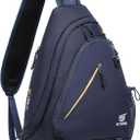 SKYSPER Sling Laptop Bag (Up to 13 Inch) - 18L Crossbody Sling Backpack Travel Shoulder Bag Hiking Daypack for Men Women(Navy blue)