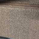 MBIGM Bullnose Non-Slip Stair Treads w/Reusable Adhesive 14 Pack 9.5" x 30" Wooden Steps Protection - TPU Backing with Steel Reinforcement - Anti-Slip Solution Knitted Brown Non Slip Stair Tread