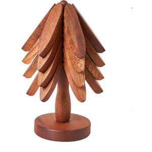 Wooden Trivets for Hot Dishes,Tree Shape Trivet Set,for Hot Dishes Pot Bowl Teapot Hot Pot Holders