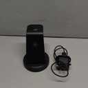 Wireless Charger for Samsung Charging Station: 3 in 1 Android Charger Stand for Samsung Galaxy Watch Ultra 8 7 6 5 Pro - Charging Dock S25 Ultra S24 S23 S22 S21 Note 20 Z Fold 6 - Galaxy Buds 3 Pro (Black)