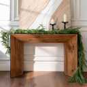 Deluxe 6FT Christmas Garland  Real Touch Norfolk Pine Garland for Mantel, Staircase, Arches, and Holiday Decor, Artificial Greenery (Norfolk Pine Garland, 6Feet)