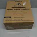 Favoyard Patio Chair Cushions 18.5 x 16 x 3 Inch Waterproof Outdoor Seat Cushions for Patio Furniture 3-Year Color Fastness Garden Sofa Couch Chair Pads with Handle & Adjustable Straps Set of 2, Beige