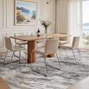 Area Rugs for Living Room: 10X14 Abstract Washable Rug Modern Neutral Large Soft Stain Resistant Non-Slip for Bedroom Dining Room Indoor Home Office Carpet - Taupe