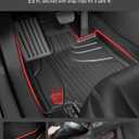 Floor Mats for 2023-2025 2026 Kia Sportage Gas Cargo Mat with Backrest Mat - All Weather Floor Liners Cargo Liner with Seat Back Protector Full Set for Sportage Accessories (Not for Hybrid)