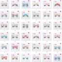32 PCS Face Gems (RANDOM DESIGNS) Self- Adhesive Glitter Jewel Tattoo Sticker Festival Gems Rave Party Body Make Up C2ZAKMIX-A