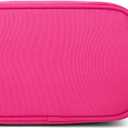 Kids Toiletry Bag for Travel, Small Size for Boys or Girls, With Carry Handle (Rose Purple)