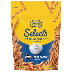 4 x Rold Gold Selects, Cool Ranch Pretzel Twists, 4 Oz (4 Ounce (Pack of 1))