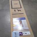 PetSafe Sliding Glass Pet Door - No-Cut DIY Install Doggy Door for Renters - Aluminum Frame - Adjustable Height 75 7/8" to 80 11/16" - Ideal for Large Dogs Up to 100 lb - White