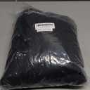 Table Skirts for Rectangle Tables 6ft - One-Piece Black Tablecloths and Skirt, Wrinkle Resistant Ruffles Elastic Cover for Banquets, Weddings, Events, Parties (72" x 30" (Rectangular))