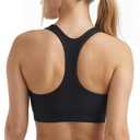 Hanes Women's Wireless Racerback Moisture-Wicking Stretch Sports Bra with Compression Support, 1 or 2 Pack (Large)