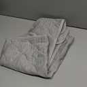 Cozy Bliss Deluxe Leakproof Cooling Blanket for Small Dogs Q-Max 0.5, Soft & Durable Washable Pet Cooling Mat for Hot Weather, Livingroom, Pet Throw & Couch Protector for Cats, Silver Grey, 25"x35"