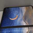 Case-it Mighty Zip Tab Zipper Binder, 3" O-Ring with 5-Color tabbes, Expanding File Folder and Shoulder Strap and Handle, D-146- Desert Night