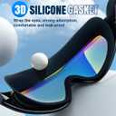Swim Goggles 2 Pack, Wide View Anti Fog&UV Swimming Goggles for Adult, No Leak Pool Beach Essentials for Men Women