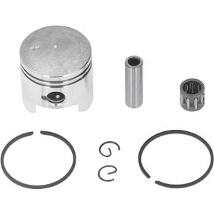 40mm Piston Ring Kit,Steel Alloy Piston Pin Ring Kit for 2 Stroke 49cc 50cc Moped Scooter Dirt Bike