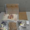 Lannso DIY Dollhouse Miniature Kit, Doll House Kit with Dust Proof Cover and Music Box, Mini Wooden Dollhouse Toys for Adult Gift(M2132)