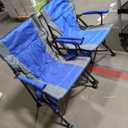 2 Pack Heated Camping Chair for Adults Outdoor Folding Heated Chair with Side Pocket and Cup Holder for Sports Lawn Hunting Picnics Patio Beach, Power Bank Not Included