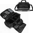 First Aid Bag Medical Empty Bag Emergency Responder Trauma Bag Empty, Professional First Aid Kits Storage Medical Bag with Inner Dividers and No-Scratch Bottom Home Health