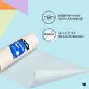 TapeManBlue 12" x 300' Roll of Clear Transfer Tape for Vinyl, Made in America, Premium-Grade Vinyl Transfer Tape for Crafts, Decals, and Letters