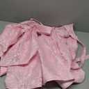 Jacquard Corset Dress,Deep V Halter Mini Dresses with Bow Back,Sexy Birthday Outfits Women Homecoming Prom Formal (Small, Pink)