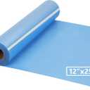HTV Iron on Vinyl 12Inch by 25ft Roll Heat Transfer Vinyl for T-Shirt HTV Vinyl Rolls for All Cutter Machine - Easy to Cut & Weed for Heat Transfer Design (25ft, Sky Blue)