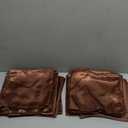 MILVOWOC 24 Pack Square Chocolate Brown Satin Napkins 20 x 20 Inch Soft Silk Dinner Napkins Smooth Decorative Table Napkins, Silky Cloth Napkins for Weddings Dinner Restaurant Party Decoration