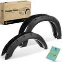YHTAUTO Pocket Bolt-Riveted Style Fender Flares w/Hardware, Textured Black