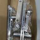 Heavy Duty Pivot Hinge Set with Magnetic Door Catch for Wood Door, HBL' Hidden Door Hinge for Secret Door, Swing Door, with 360 Degree Rotation, Invisible Pivot Door Hardware For Bookshelf