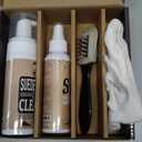 Suede Shoe Cleaner Nubuck Shoe Cleaner and Water Repellent with 4-Side Suede Brush, Microfiber Cloth