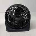 Amazon Basics Air Circulator Fan, Desk Fan for Bedroom, Home and Office, With 90-Degree Tilt Head, 3 Speed Settings, Lightweight (3 LBS), 35 Watts, Black, 11.1"W x 6.3"D x 10.9"H