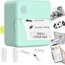 Rotema Label Maker Machine with Tape – Bluetooth Thermal Label Printer, Label Maker Machine,Mini Sticker Maker for Home, Office, School & Small Business, Includes 2 Rolls of Label Paper