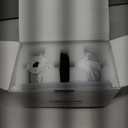 Cordless LED 12" Small Table Lamps Set of 2, Modern Portable Desk Lamp, 3 Color Dimming Rechargeable Battery Lights for Bedroom, Outdoor, Restaurant, Bedside, Baby Night Light, Gifts (Black)