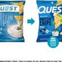 Quest Nutrition Ranch Tortilla Style Protein Chips, 19g Protein, 4g Net Carb, High Protein, Low Carb, Gluten Free, 1.1 Ounce (Pack of 12) (EXP 04/20/27)