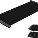 Slide Board with Shoe Cover, Sliding Booties, Slimming Exercise Slide Mat for Leg Pot Training Fitness and Athletic Training (size:200 * 50cm)
