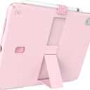 Speck iPad 10.9 Inch Tablet Case and Stand - Scratch Resistant, Drop Protection & Quick Release Kickstand - for iPad 10th Gen 2022 - StandyShell Soft Lilac/Hydrangea Purple/Kinder Pink