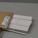 DEZ FURNISHINGS Cordless 2" Signature Faux Wood Blind, 32" W x 60" H, Embossed White