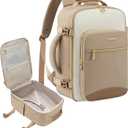 LOVEVOOK Travel Backpack for Women & Men, Beige