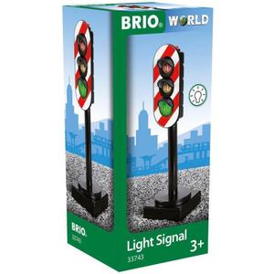 BRIO World 33743 - Light Signal - Wooden Toy Train Accessory for Kids Ages 3 and Up
