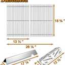 Genesis II E-310 Grill Parts Replacement for Weber Genesis II E310 II SE-310 II E-335 II E335 II E-315 Stainless Steel Genesis 2 Grill Parts 66795 Flavorizer Bars 66685 Heat Deflector 66095 Grates