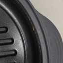 MACONEE Microwave Grill Pan | Microwave Griller, Griddle & Crisper Pan with Lid for Grilling, Browning, and Crisping Foods Microwave Cookware for Grill Meat, Sandwich & Vegetable inside a Microwave