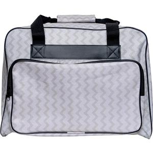 Janome Wavy Gray Universal Sewing Machine Tote Bag, Canvas