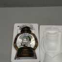 Christmas Snow Globe Lantern Water Glittering Churches & Holy Family with Music& Timer, USB Lined/Battery Operated Lighted Lantern for Christmas Festival Decoration Gifts