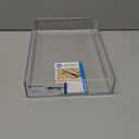 iDesign Clear Drawer Organizer, Plastic Tray for Makeup Storage on Bathroom Vanity, Dresser or Desk (X-Large)