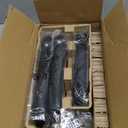 monTEK Dual Monitor Wall Mount for 17 to 32 inch Flat/Curved Screens, Each Holds to 19.8 lbs, Full Motion Adjustable Mechanical Spring Monitor Arm, 75x75/100x100 VESA Wall Mount, Black