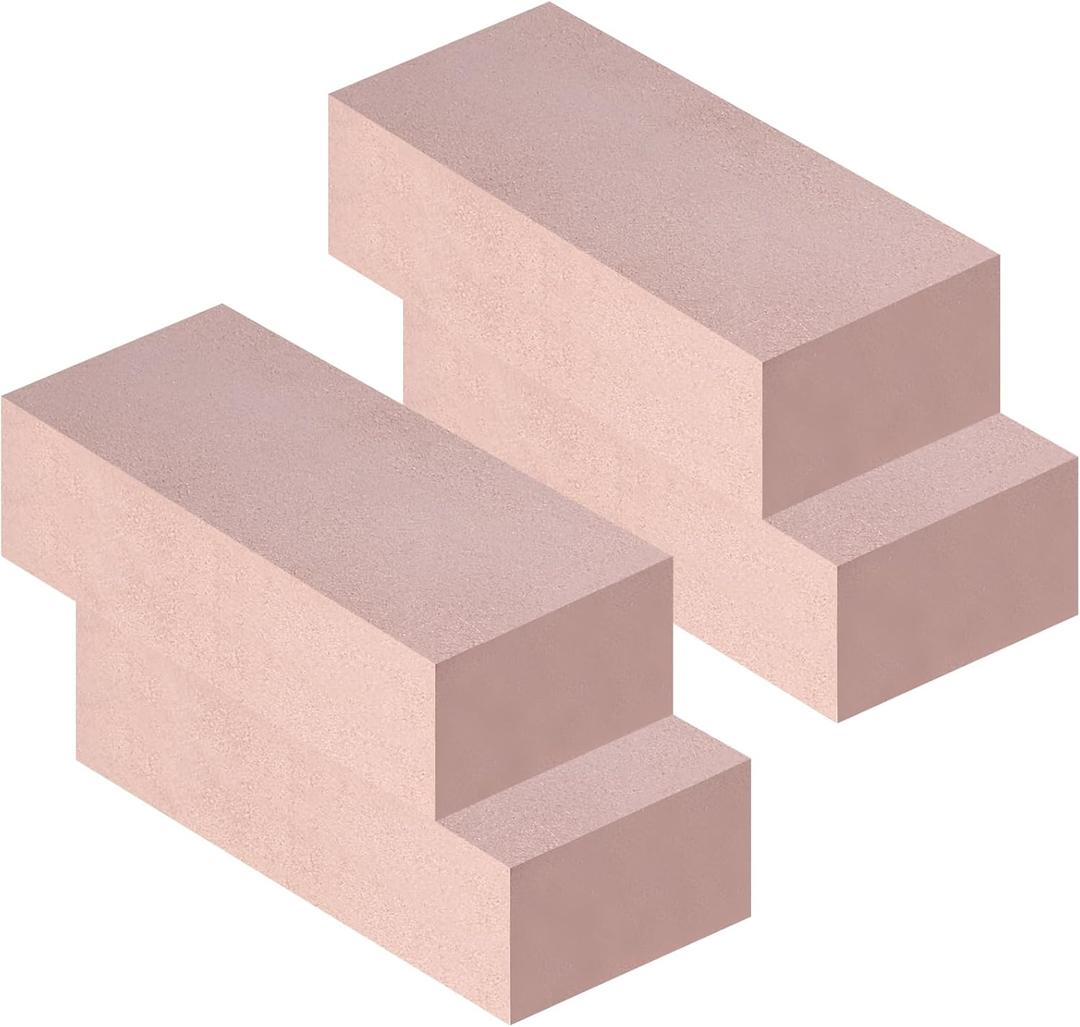 Fire Bricks, Woodstove Firebricks, High Temperature Resistant Clay Firebricks for Wood Stoves, Fireplaces, Pizza Ovens and BBQ Smokers, Size 9" X 4-1/2" X 2-1/2", Pack of 4, Red Color