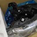 Headlights Assembly for 2008-2012 Honda Accord 4Dr, High/Low Beam W/Bulbs, Driver & Passenger Side, NOT fit coupe models or Crosstour models