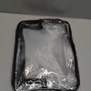 Clear Toiletry Bag, PVC Makeup Bag for Women, Spacious Transparent Cosmetic & Toiletry PouchLarge Transparent Makeup Pouch for Travel (Clear)